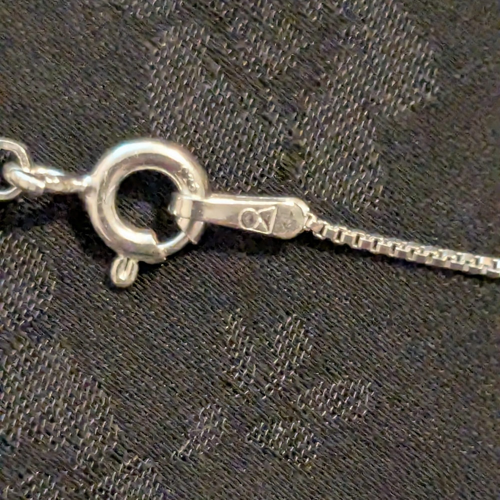 Delicate 925 Solid Sterling Silver And Topaz Butt… - image 5